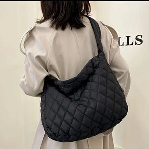 Puffer shoulder bag